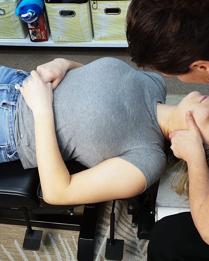 Side-lying prenatal adjustment