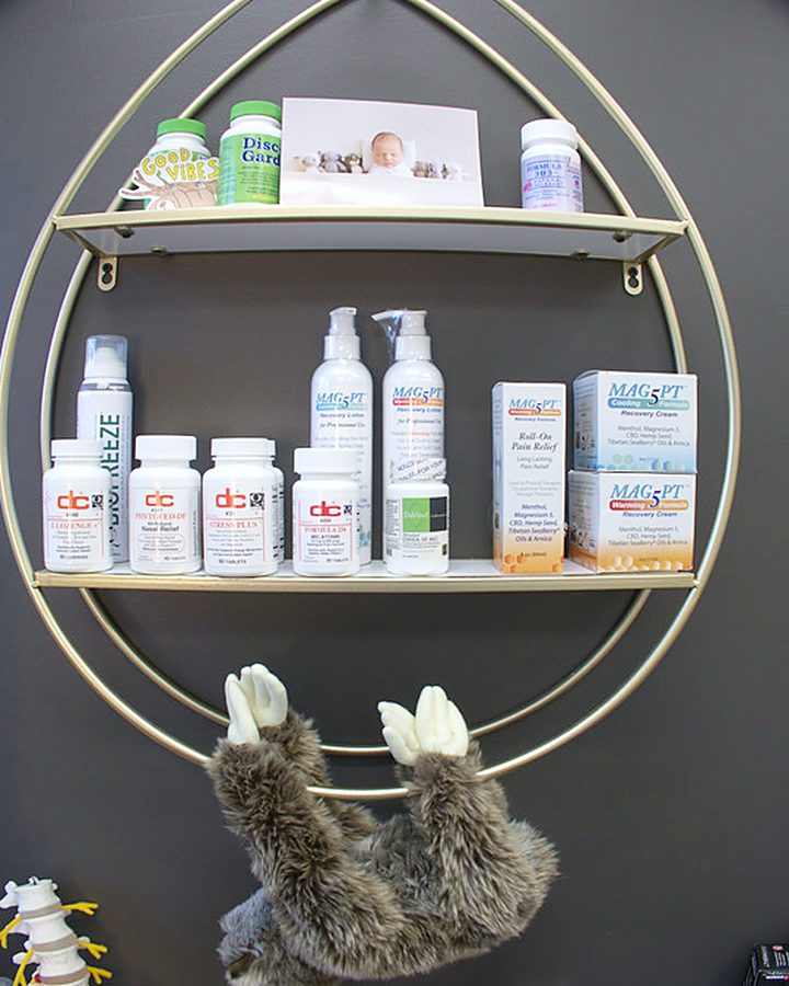 Whole-food supplement display